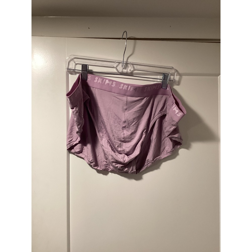 Skims Mens Stretch Modal Brief Lavender Purple Logo Waistband Size 5X